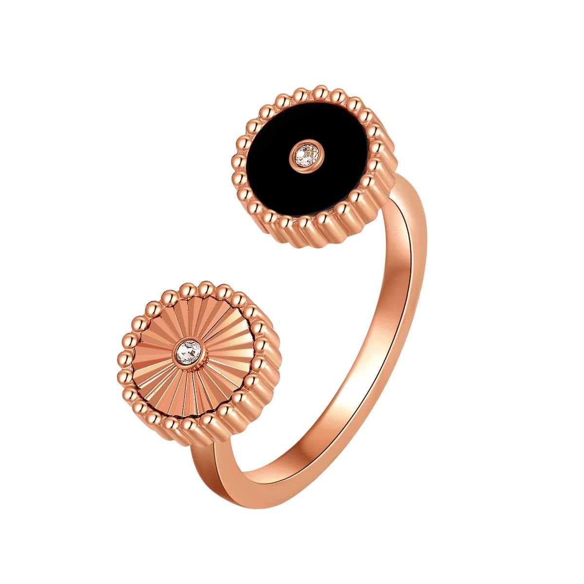 Kanz / Ring Black Rose Gold - MINIMALIST