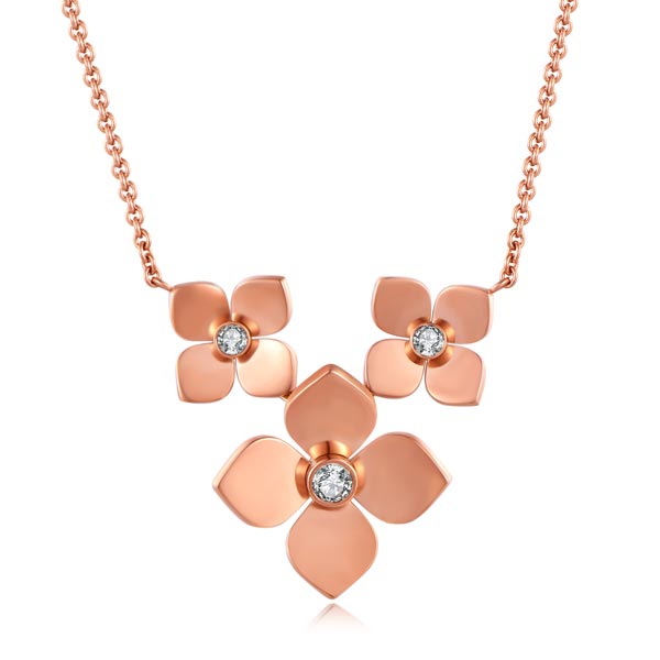 Bloom / Necklace Rose Gold