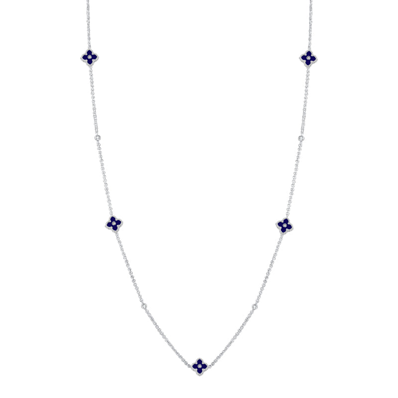 Mini Joory / Necklace Blue Silver