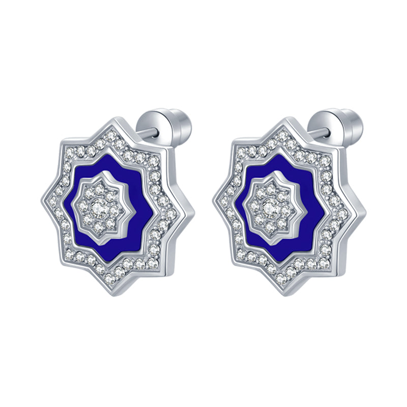 Najm / Earrings Blue Silver