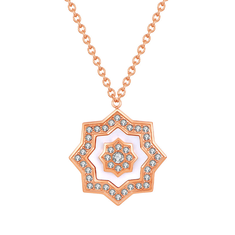 Najm / Necklace Pearl Rose Gold