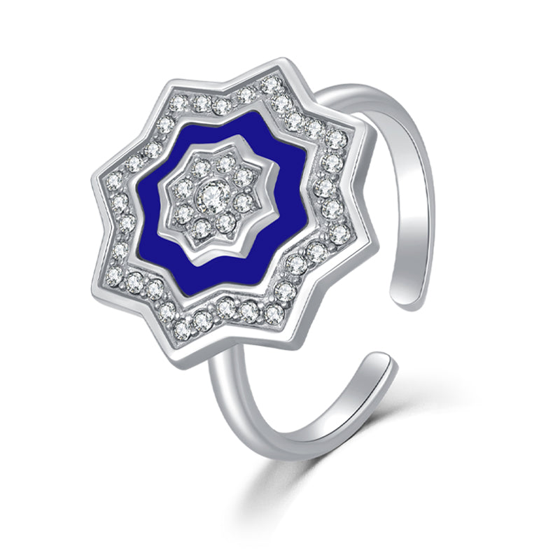 Najm / Ring Blue Silver