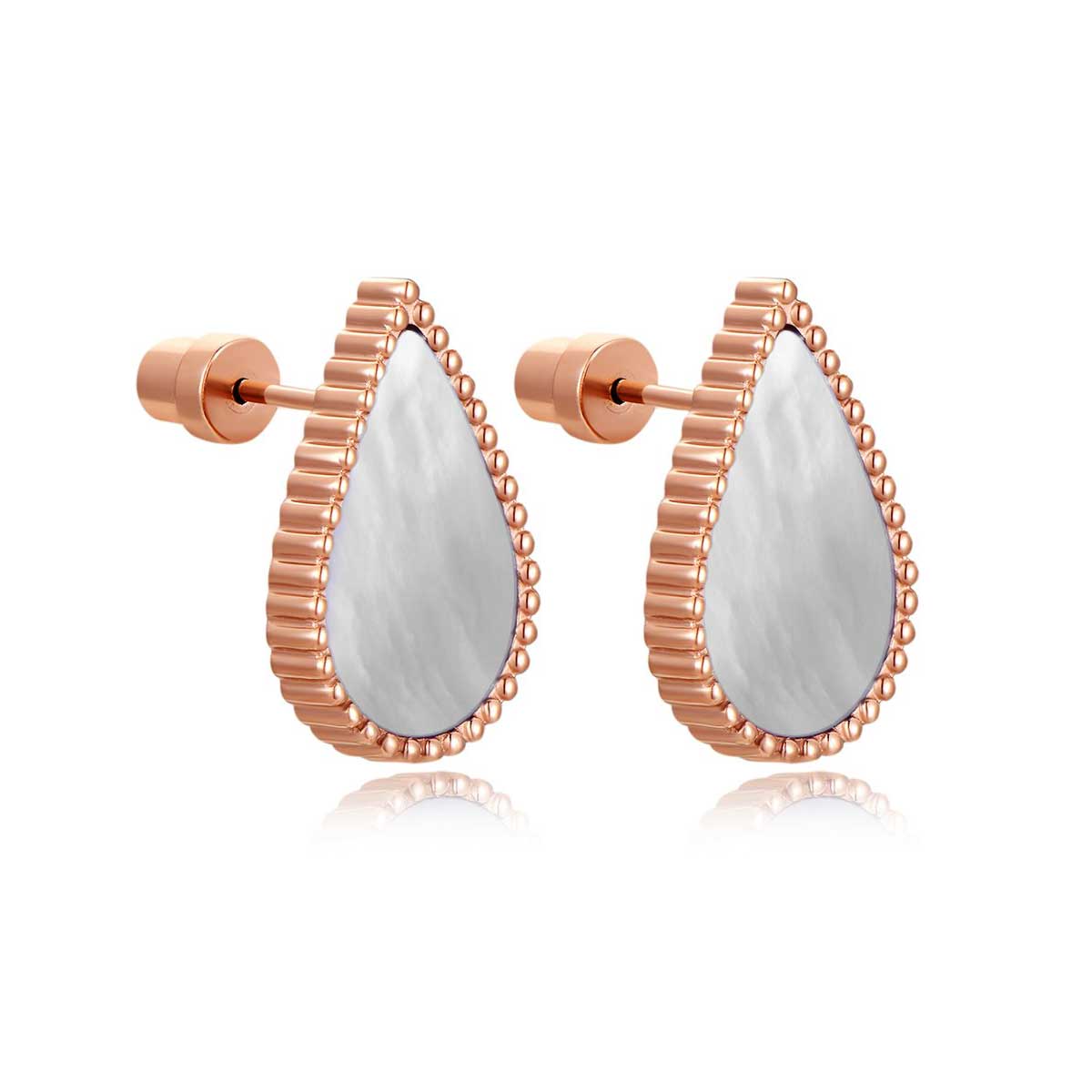 Drop / Set Pearl Rose Gold