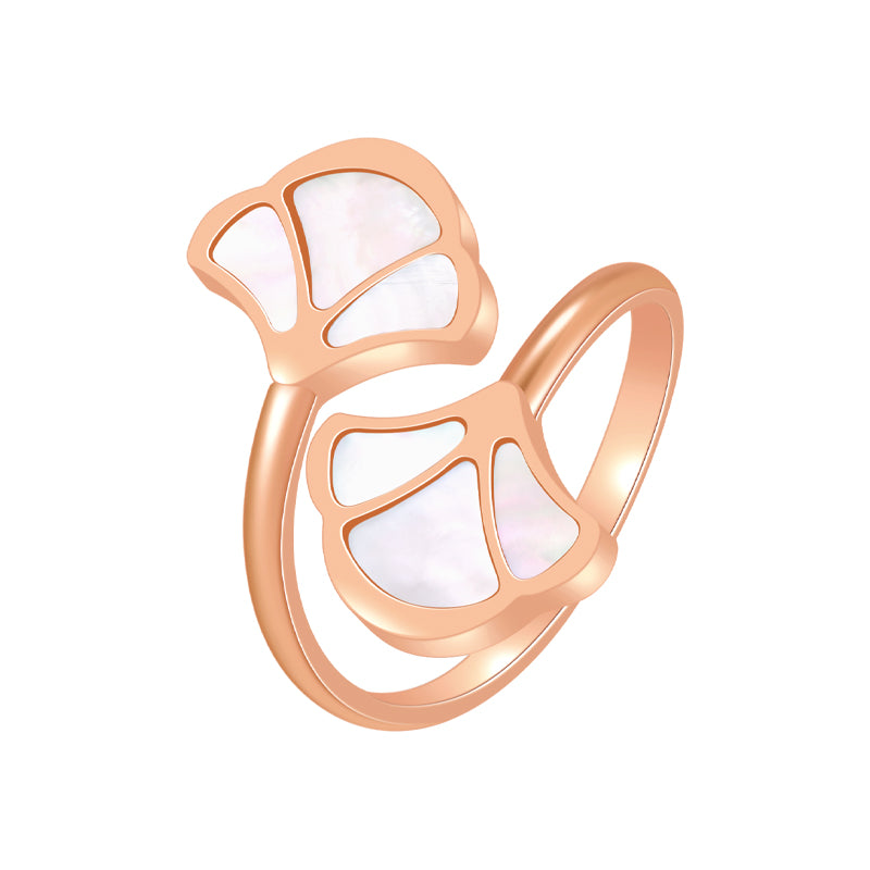 Tulip / Ring Pearl Rose Gold