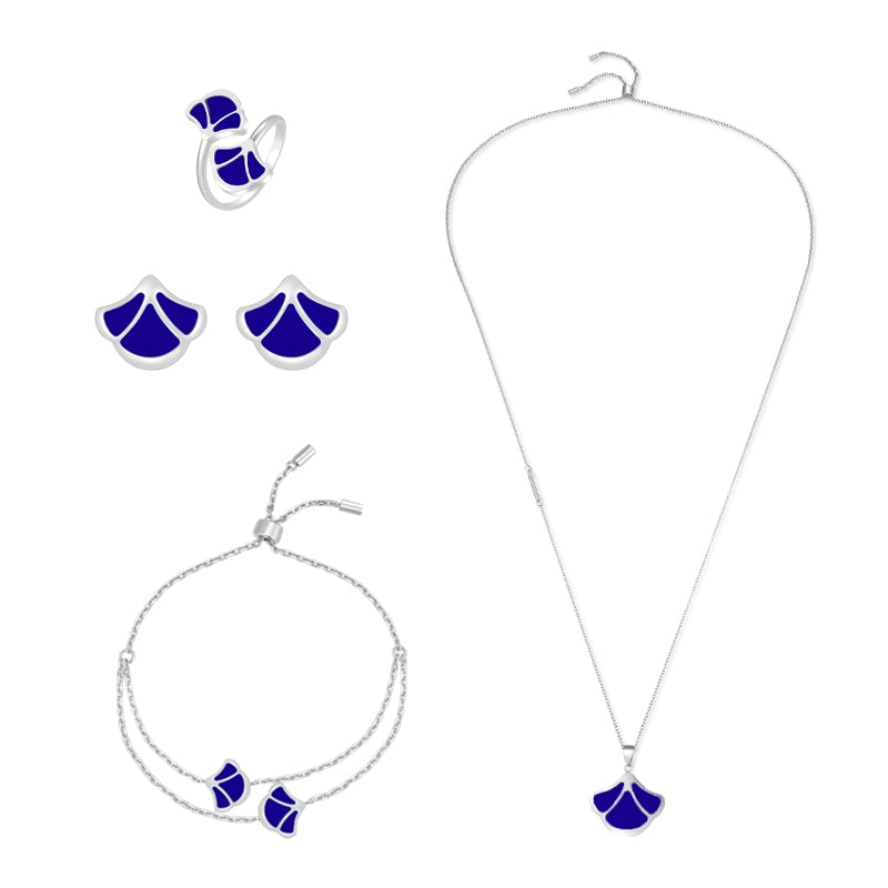 Tulip / Set Blue Silver