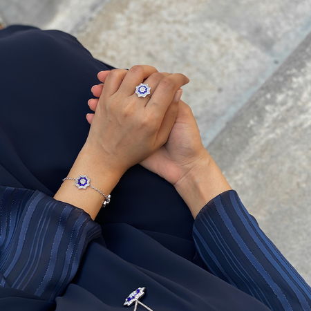 Najm / Ring Blue Silver